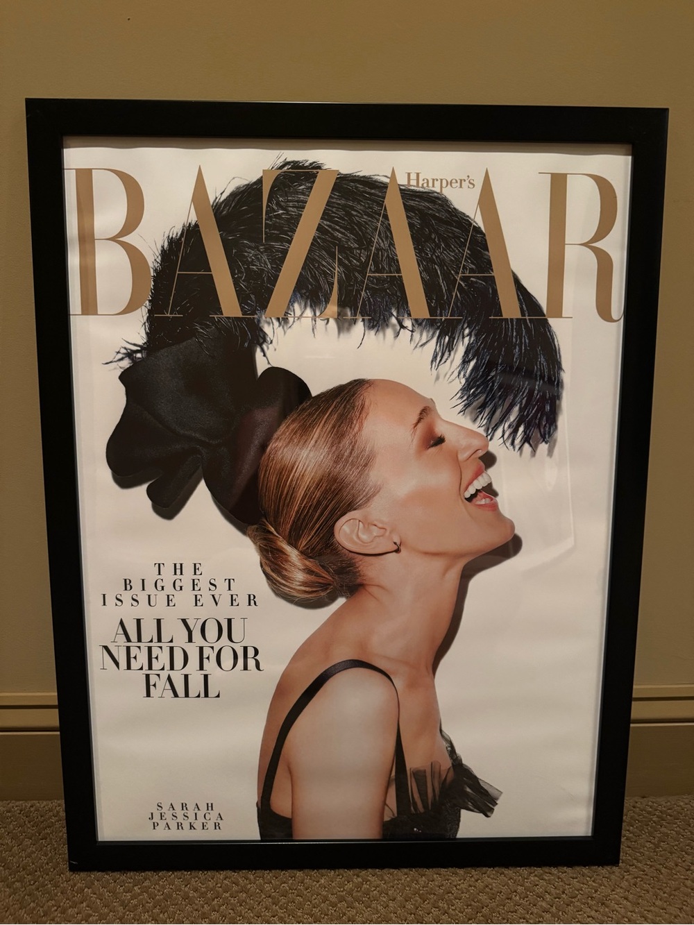 Bazaar Magazine Cover Print